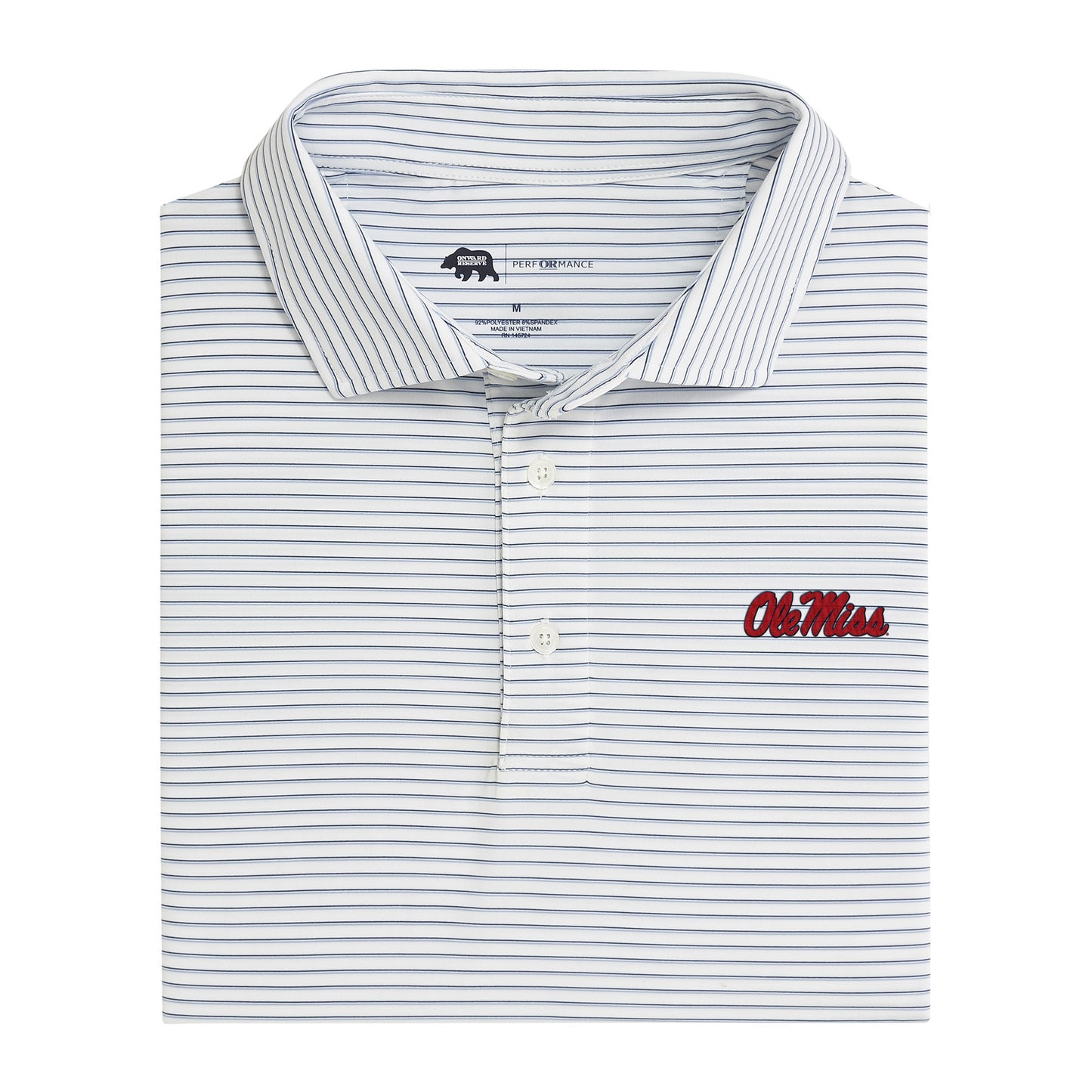 Ole Miss Scout Stripe Performance Polo