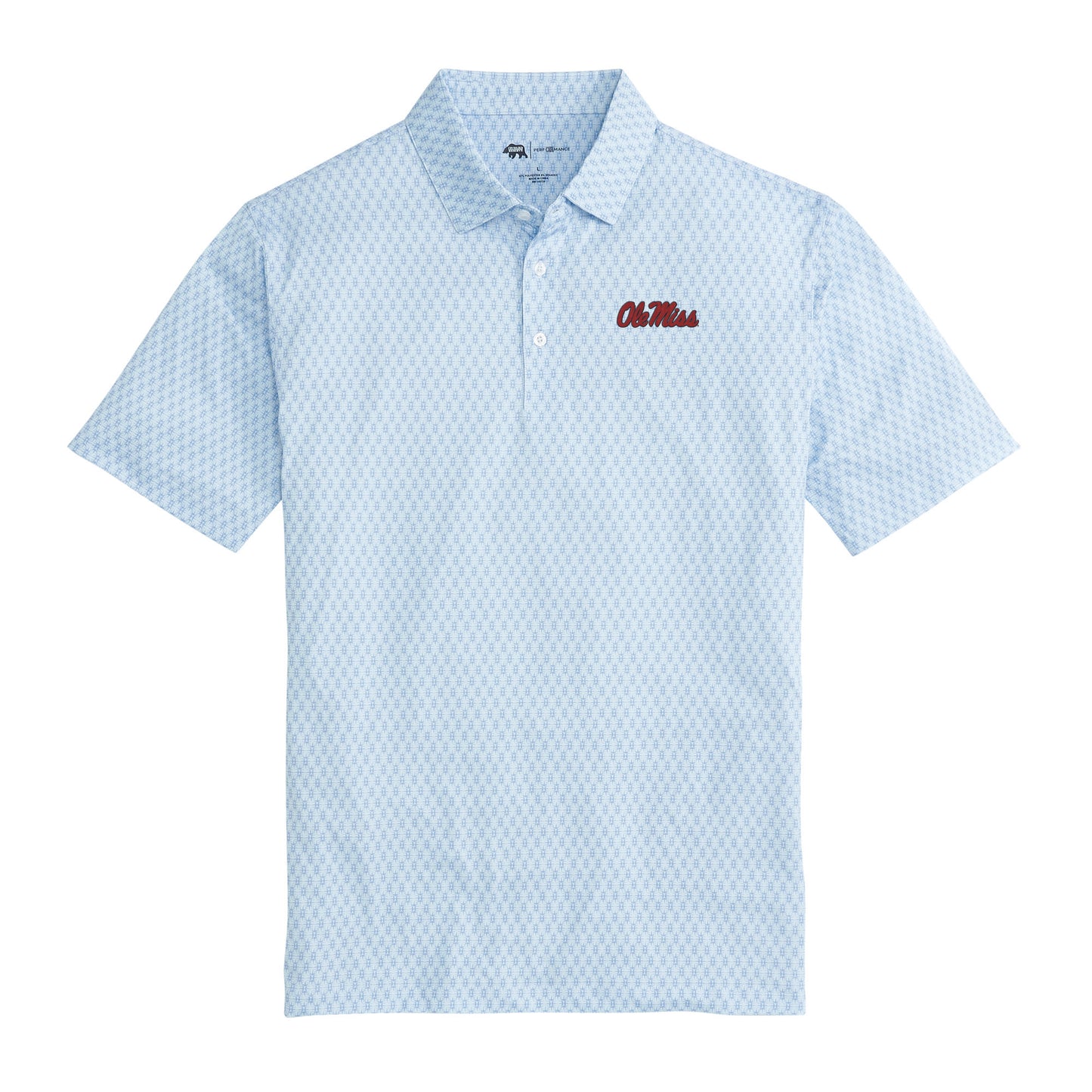 Ole Miss Tents Printed Performance Polo - Open Air