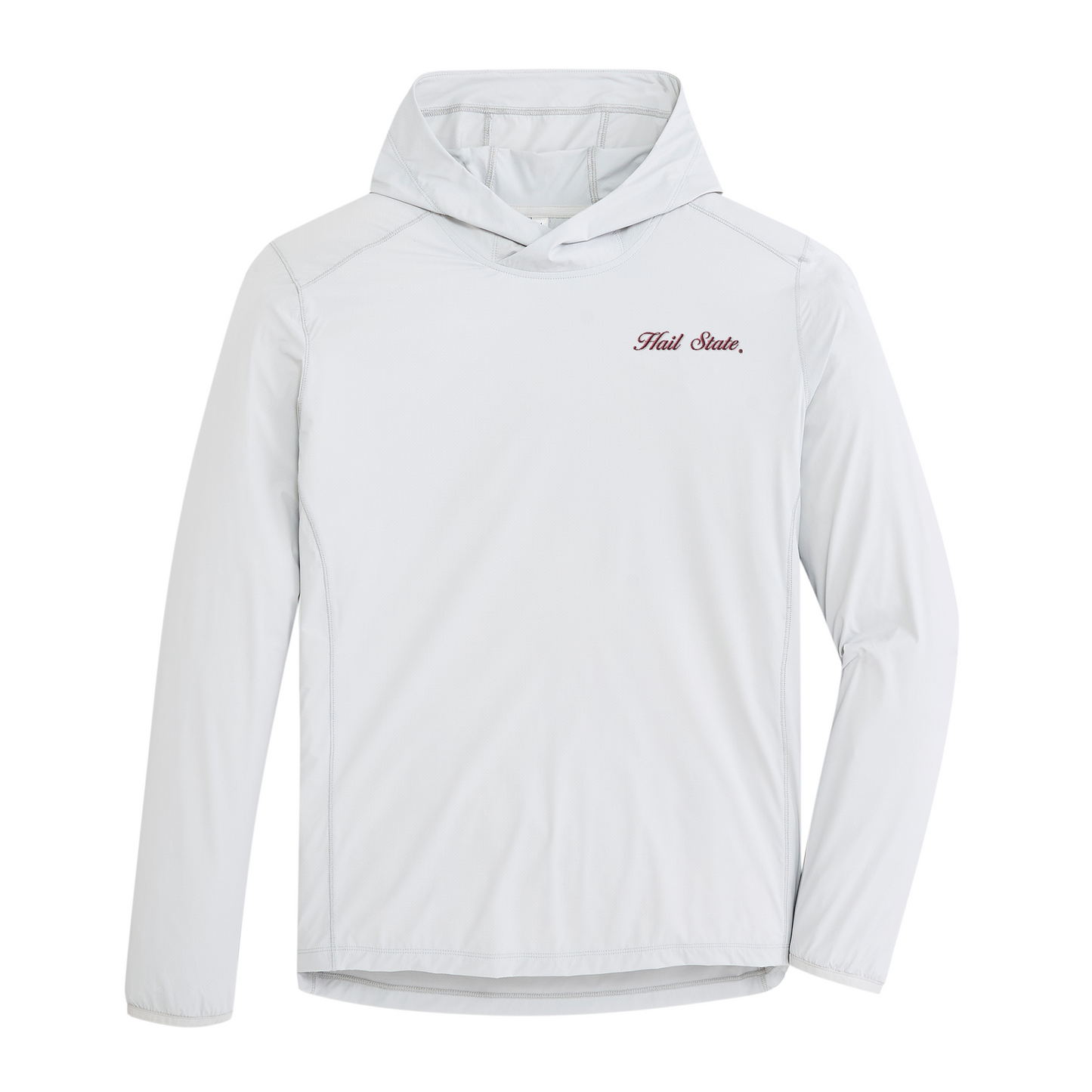 Mississippi State Hail State Vintage Script Trail Performance Hoodie