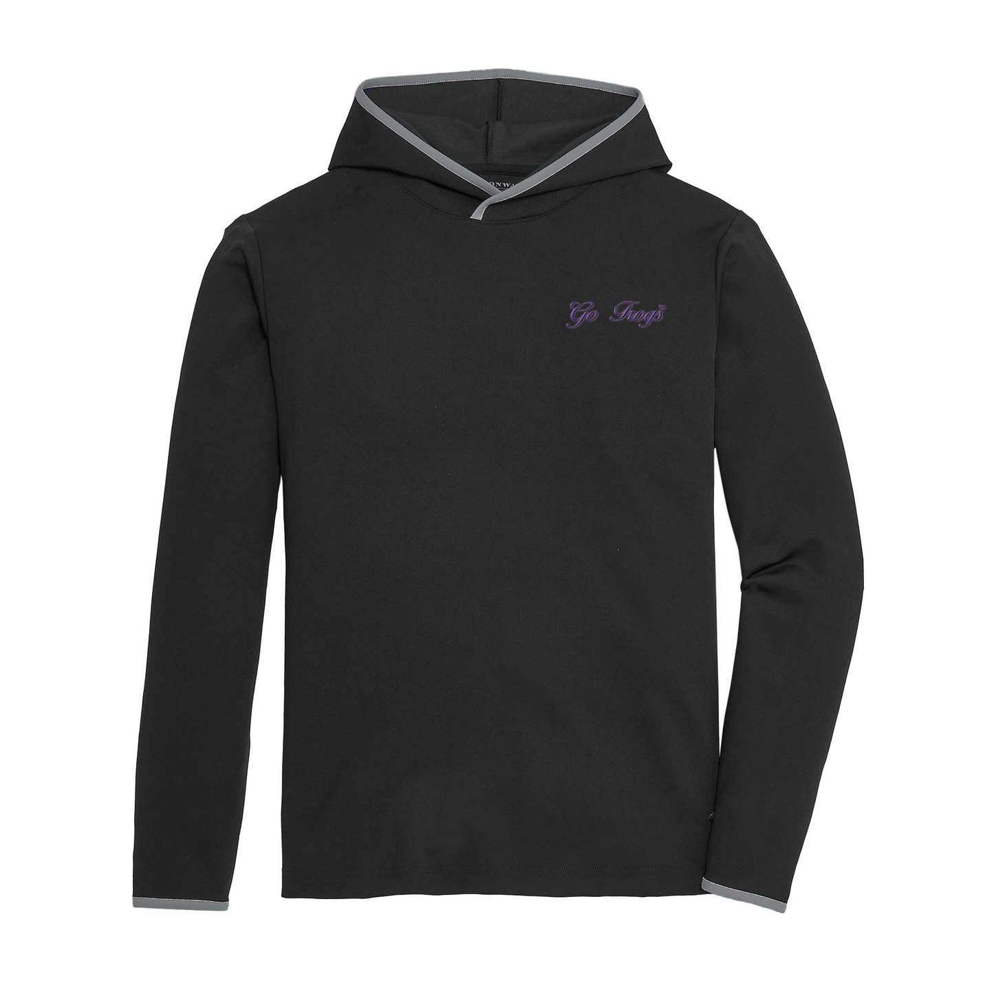 TCU Go Frogs Vintage Script Brendon Performance Hoodie