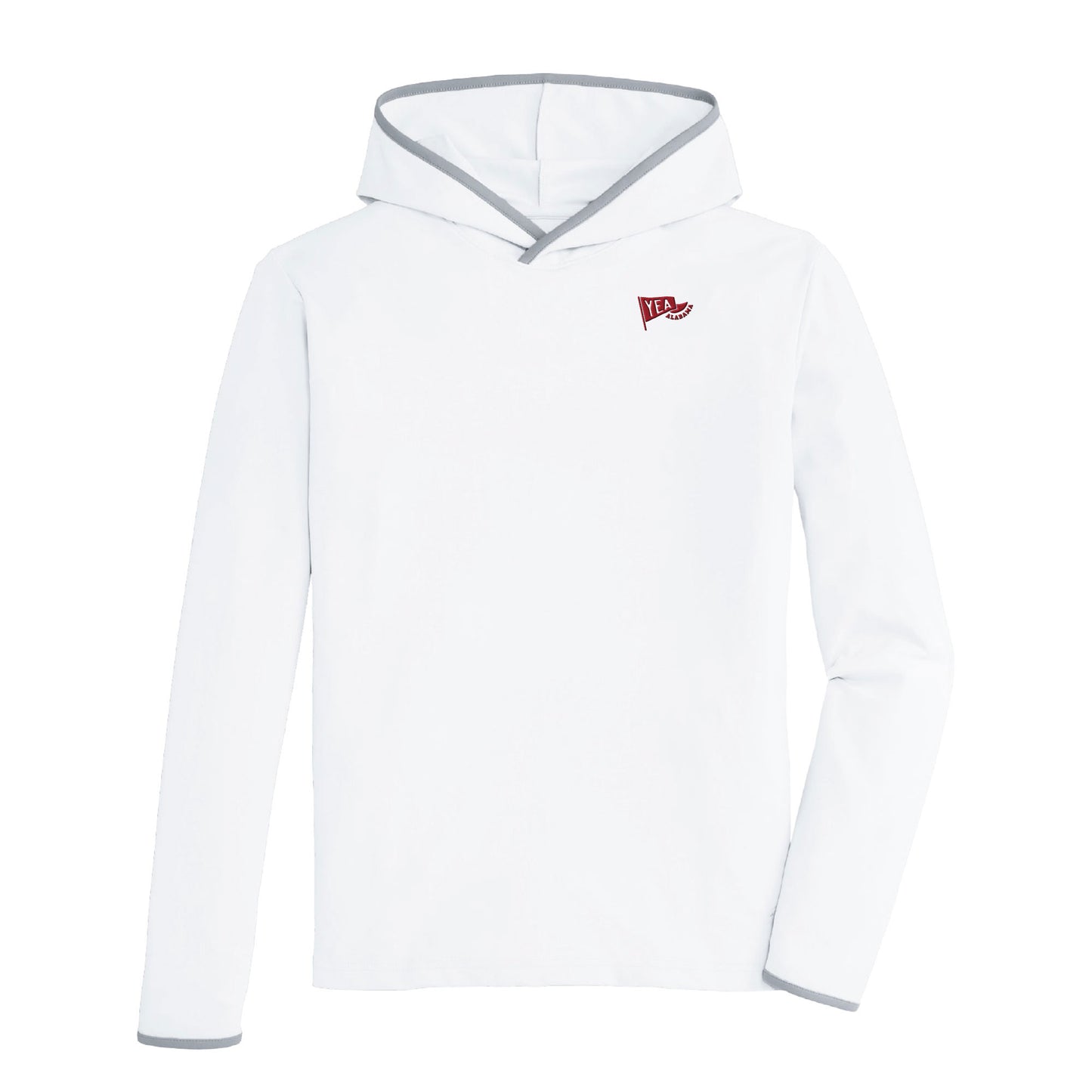 Yea! Alabama Pennant Brendon Performance Hoodie - White