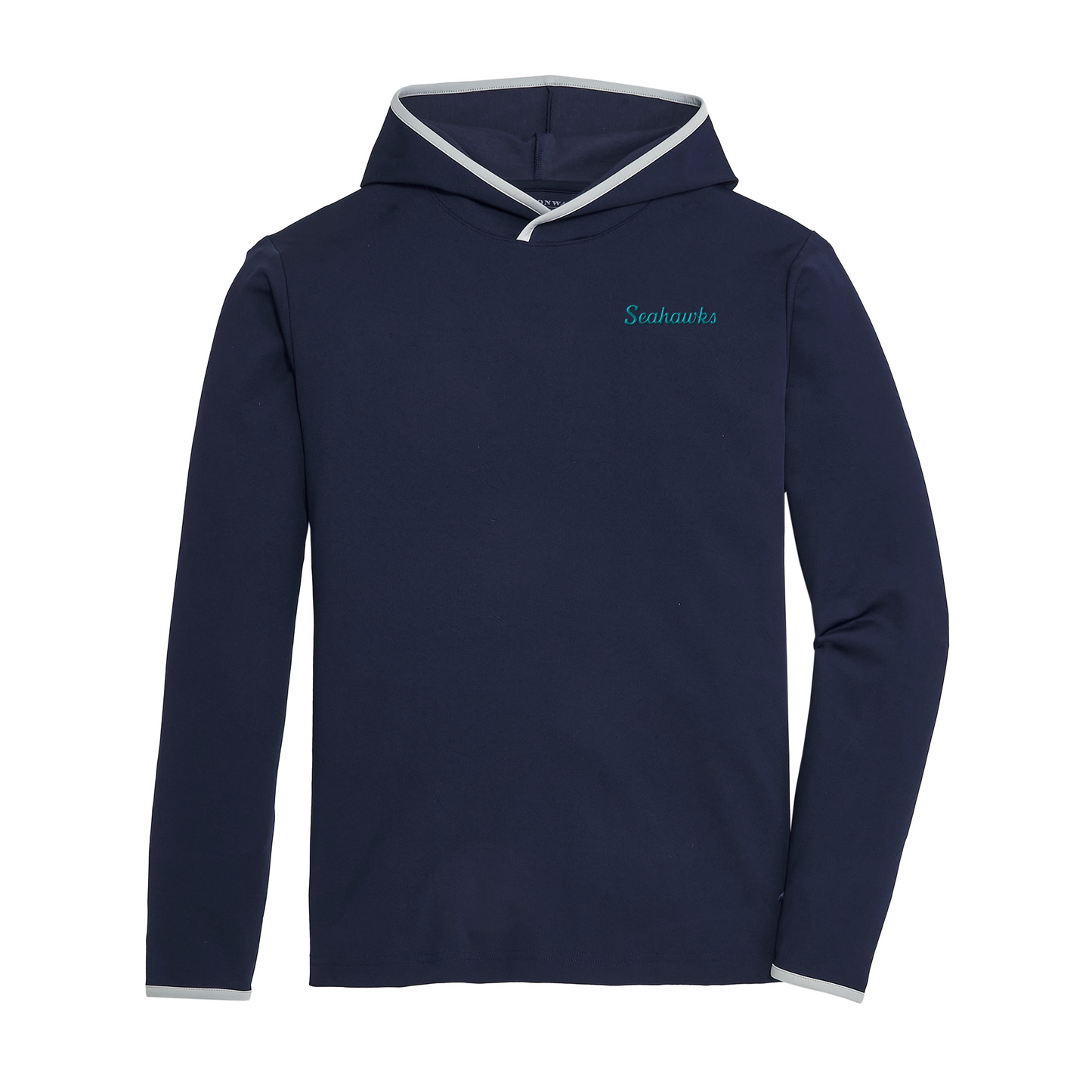 UNC Wilmington Seahawks Script Brendon Performance Hoodie - Naval Academy