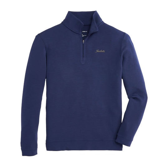 Georgia Tech Jackets Vintage Script Yeager Performance Pullover - Naval Academy