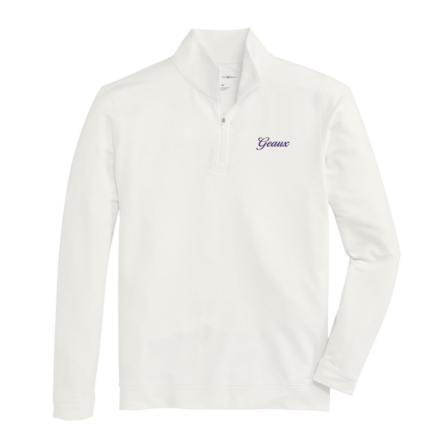 LSU Geaux Vintage Script Flow 1/4 Zip Pullover