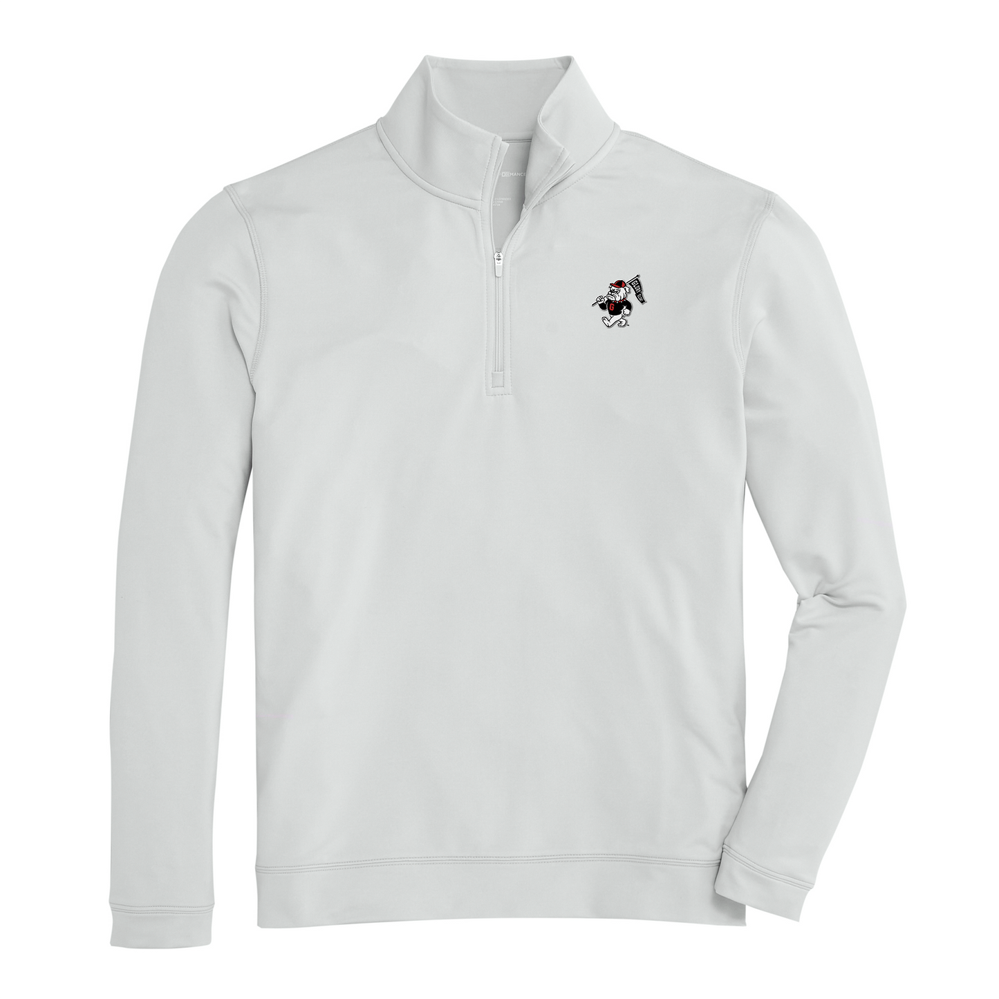 UGA Glory Glory Flow Performance 1/4 Zip - Mirage Grey
