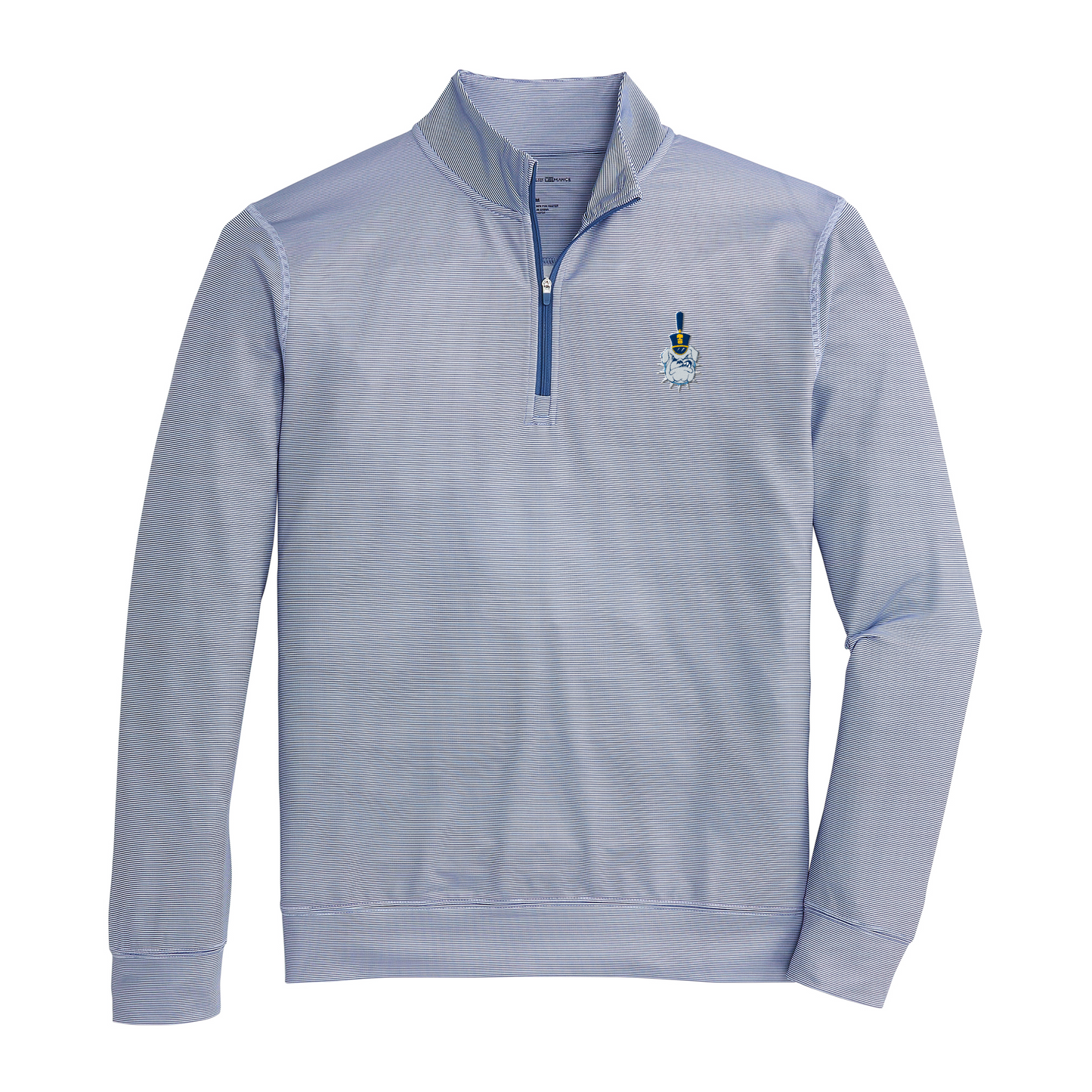 The Citadel Spike Hairline Stripe Printed Performance 1/4 Zip