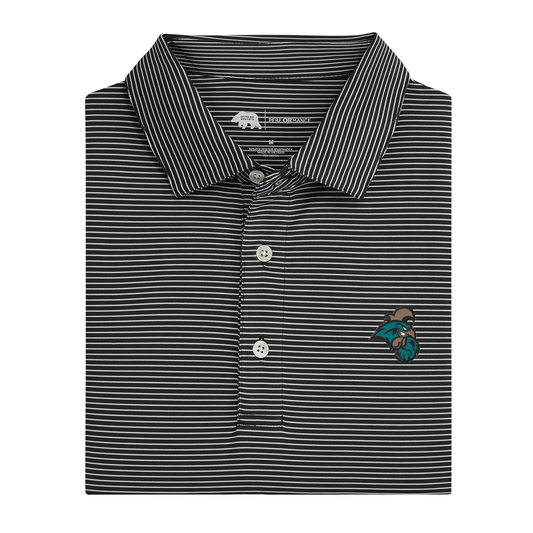 Coastal Carolina Chanticleer Birdie Stripe Performance Polo