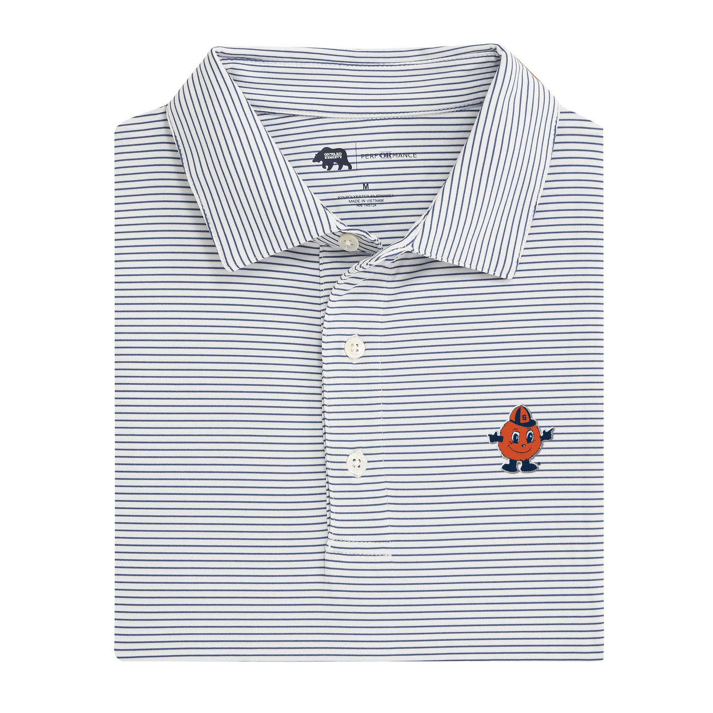 Syracuse Otto Birdie Stripe Performance Polo