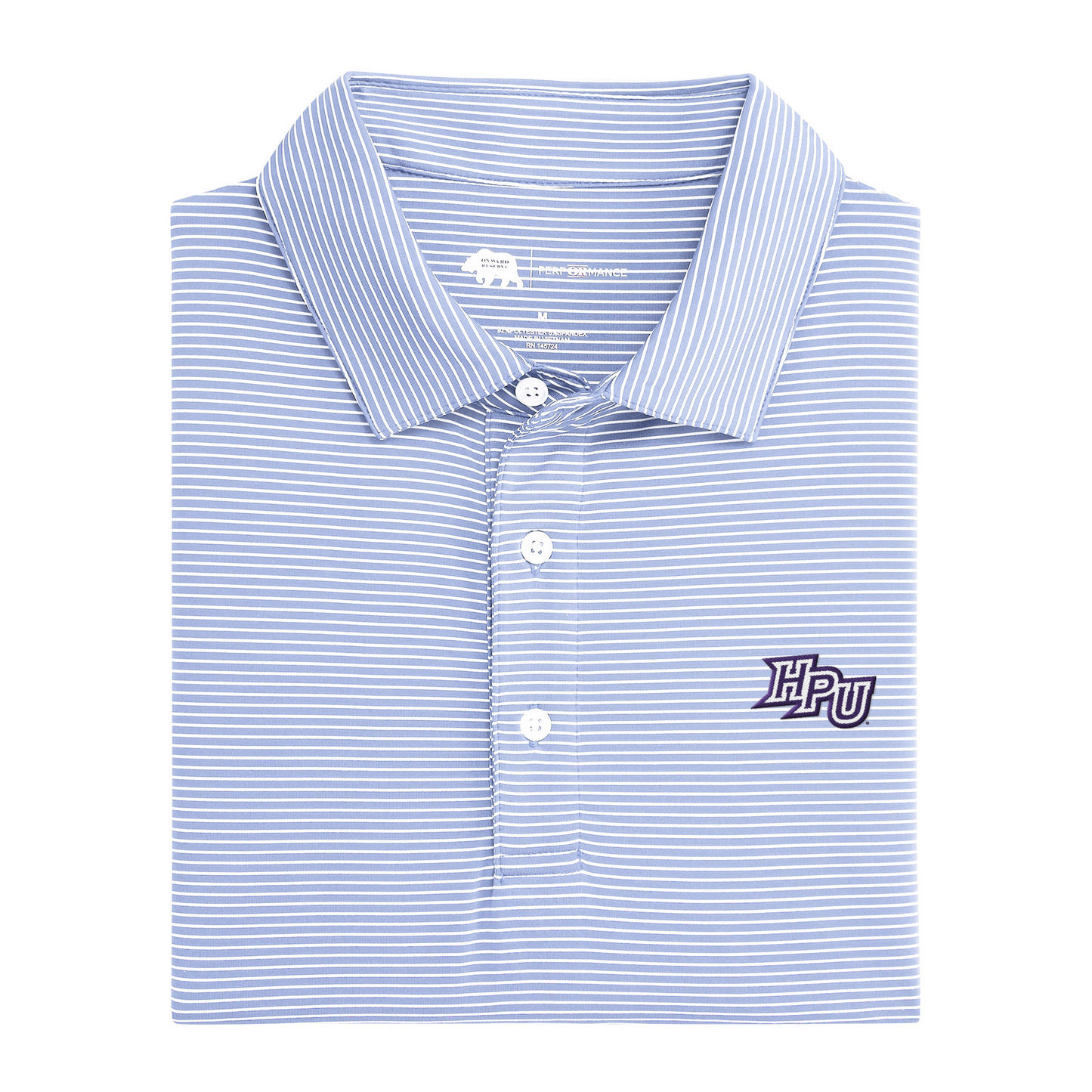 High Point HPU Birdie Stripe Performance Polo