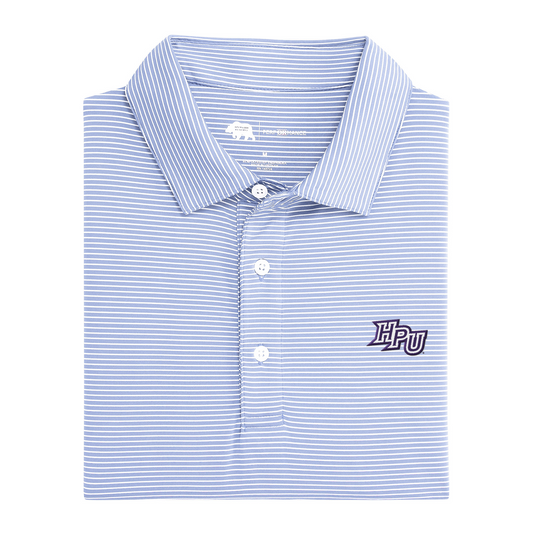 High Point HPU Birdie Stripe Performance Polo