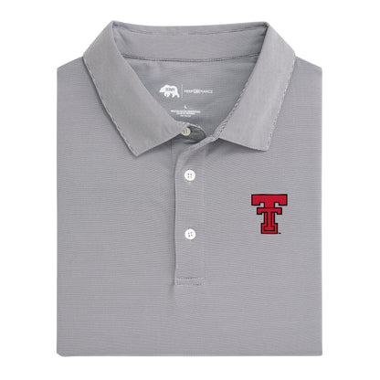 Texas Tech Hairline Stripe Performance Polo