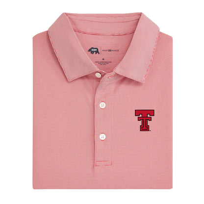 Texas Tech Hairline Stripe Performance Polo