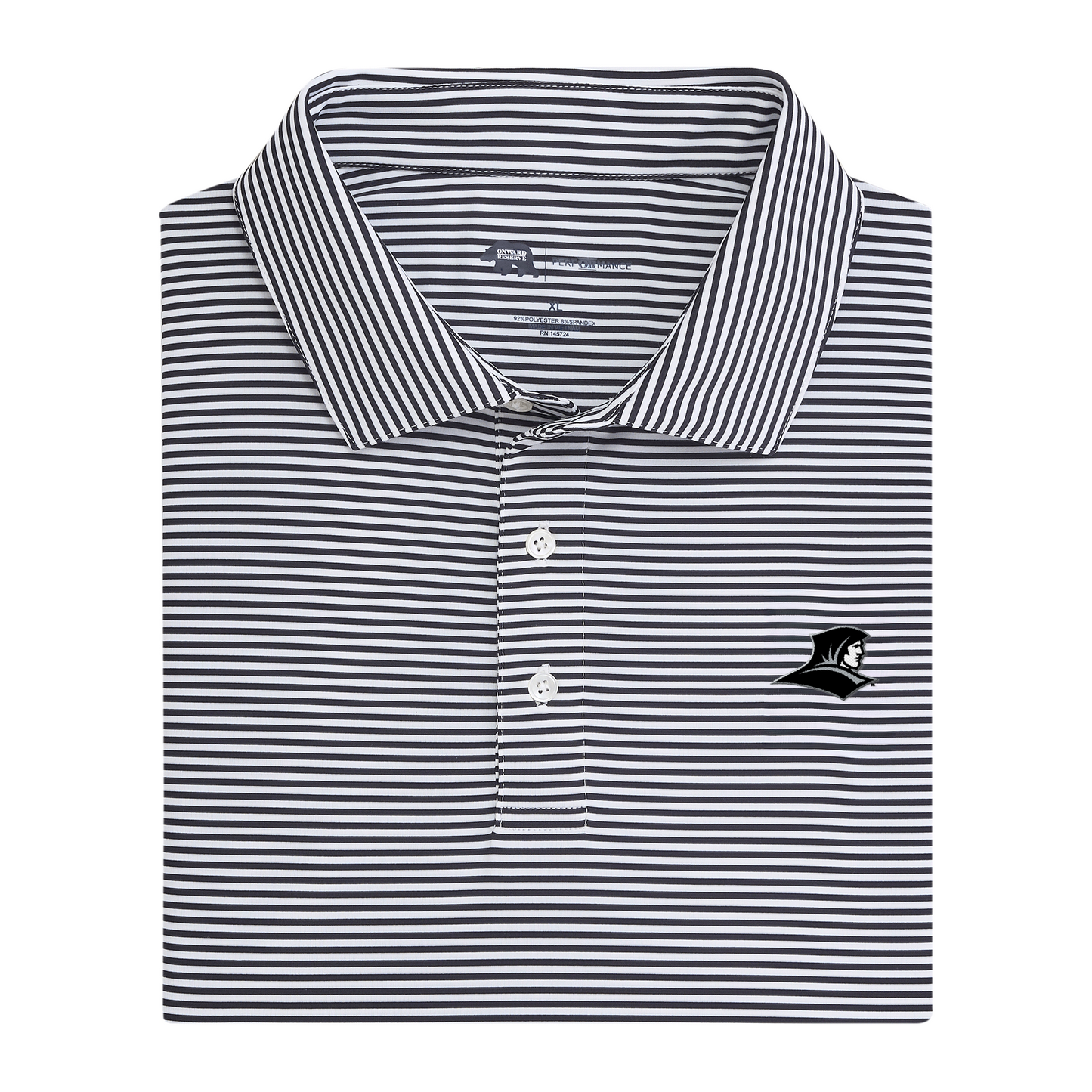 Providence Friar Echo Stripe Performance Polo