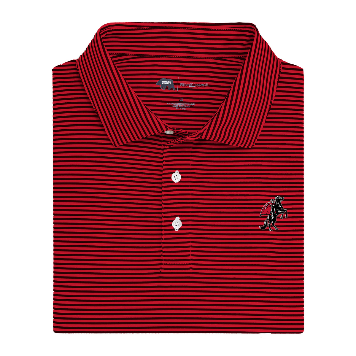 Texas Tech Masked Rider Echo Stripe Performance Polo