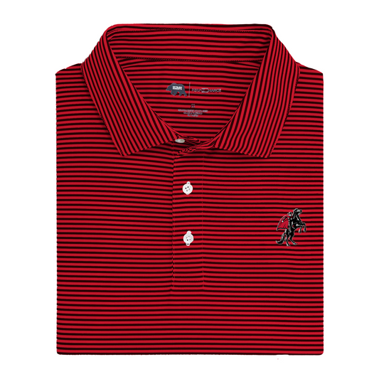Texas Tech Masked Rider Echo Stripe Performance Polo