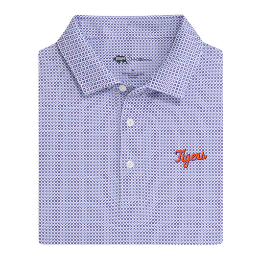 Clemson Tigers Script League Printed Performance Polo