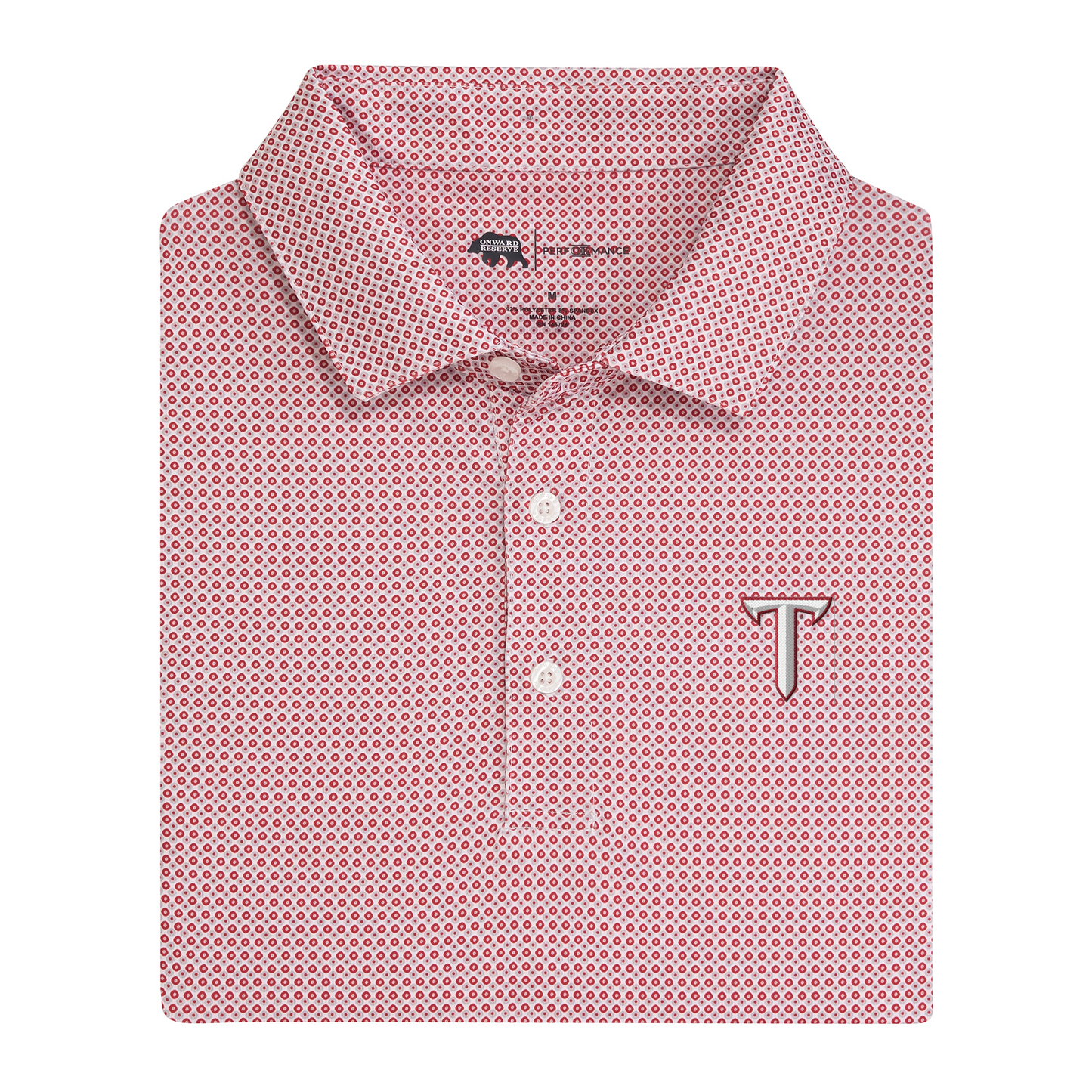 Troy T League Printed Performance Polo