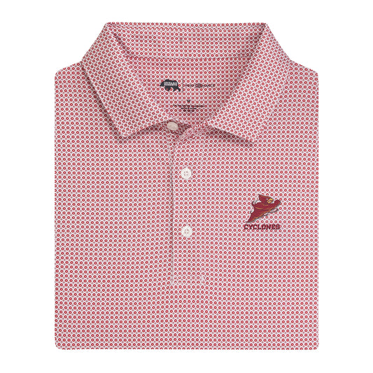 Iowa State Punching Cy League Printed Performance Polo