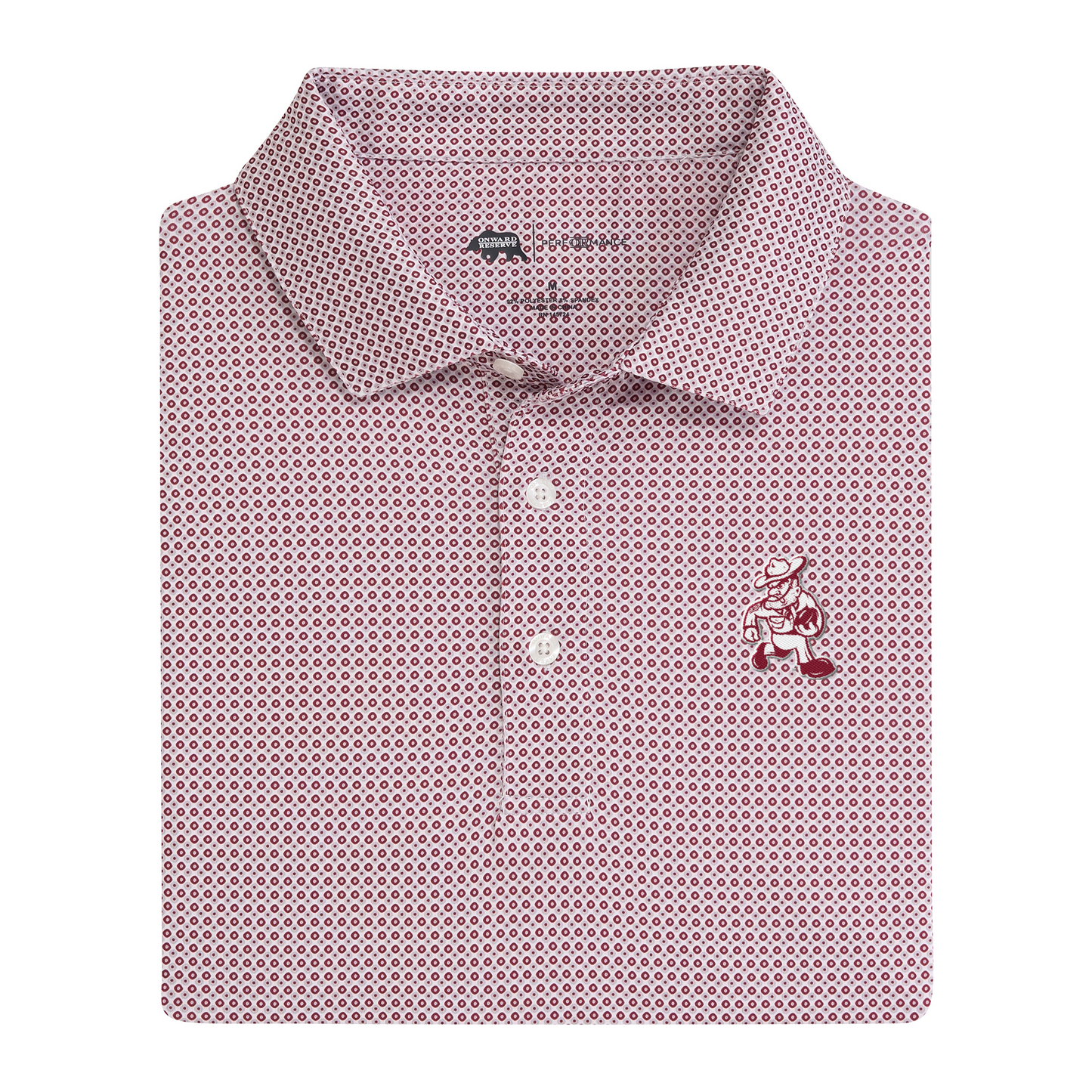 Texas A&M Ol' Sarge League Printed Performance Polo