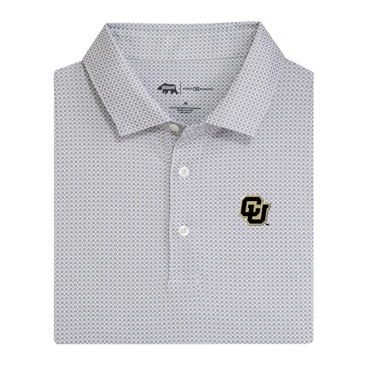 Colorado CU League Printed Performance Polo - Nine Iron