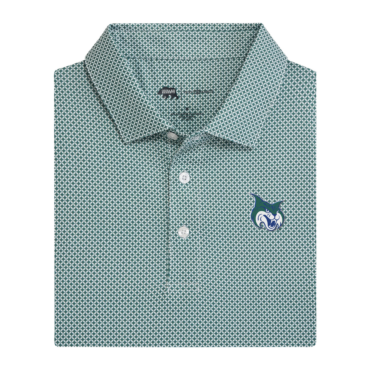 GCSU Bobcat Scope Printed Performance Polo
