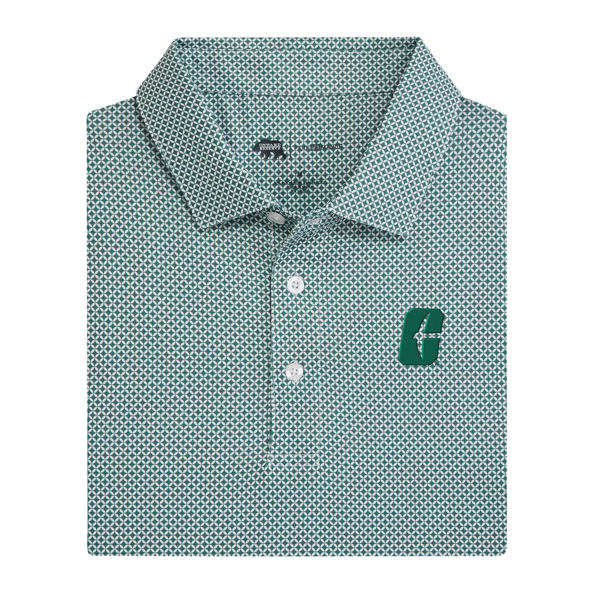 UNC Charlotte C Scope Printed Performance Polo