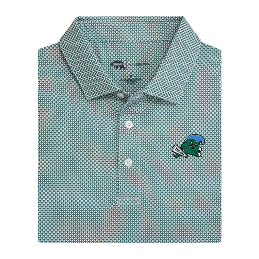 Tulane Green Wave Scope Printed Performance Polo