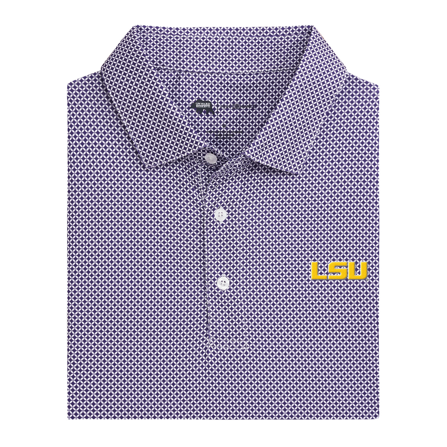 LSU Scope Printed Performance Polo