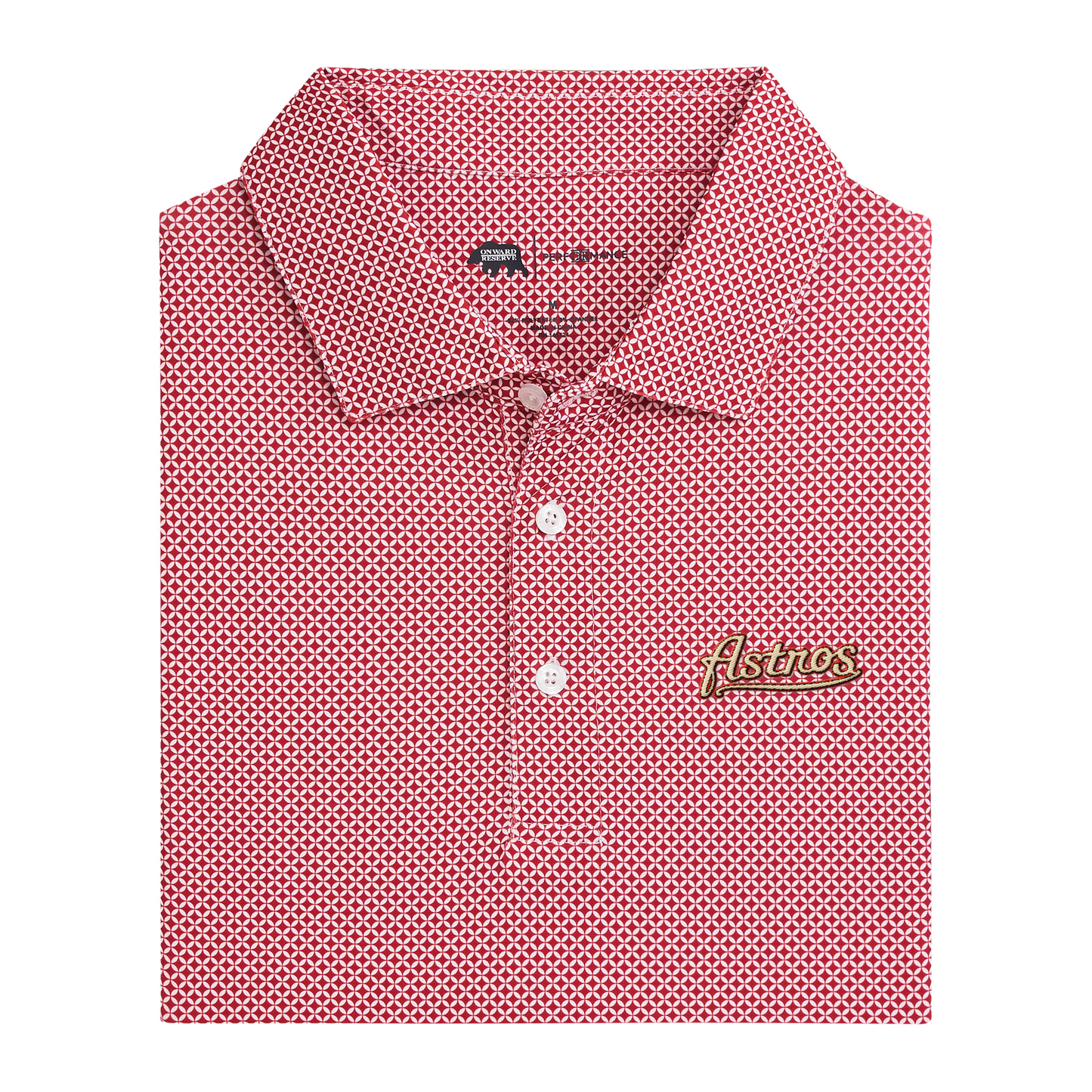 Astros Cooperstown - 2000s Astros Script Scope Printed Performance Polo