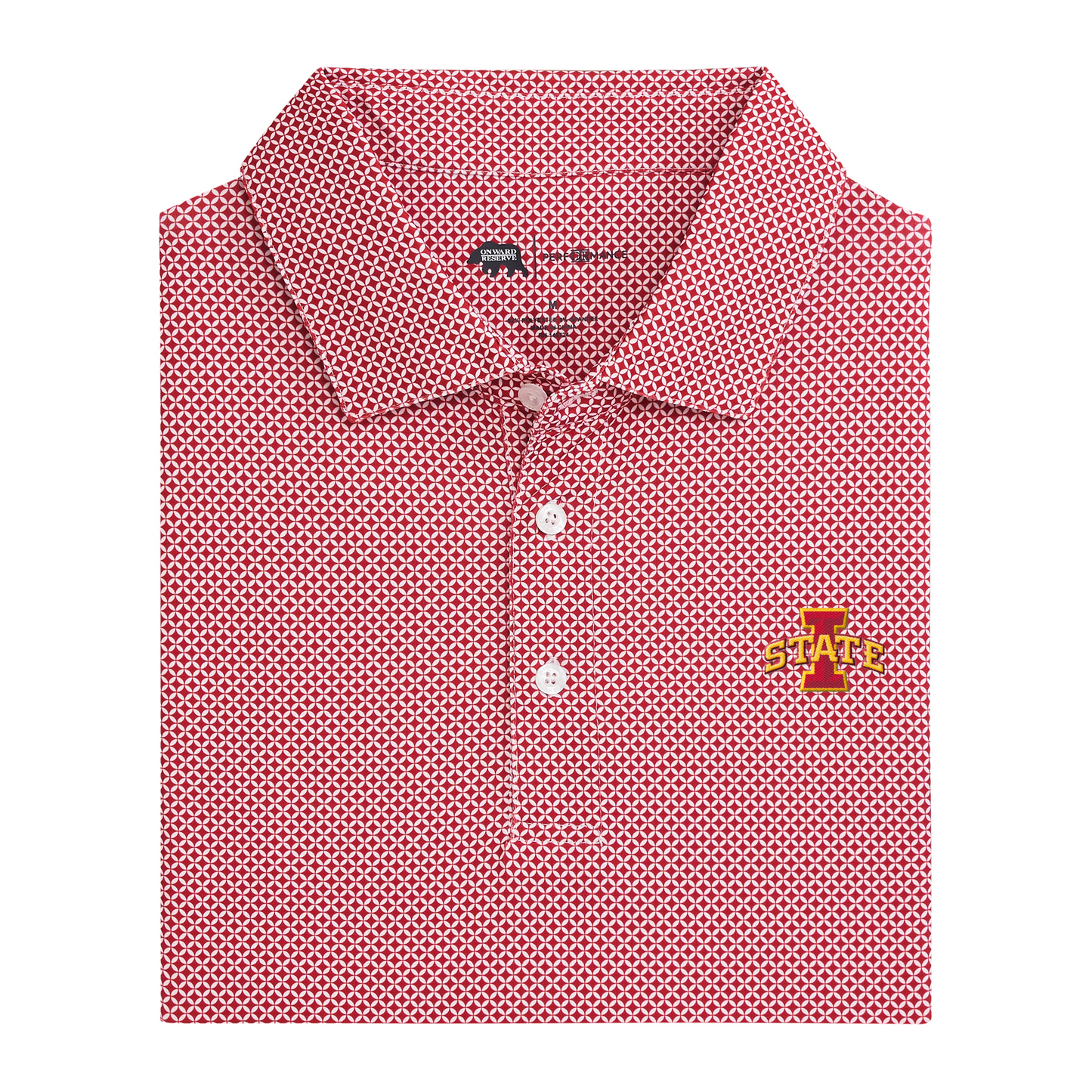 Iowa State Scope Printed Performance Polo