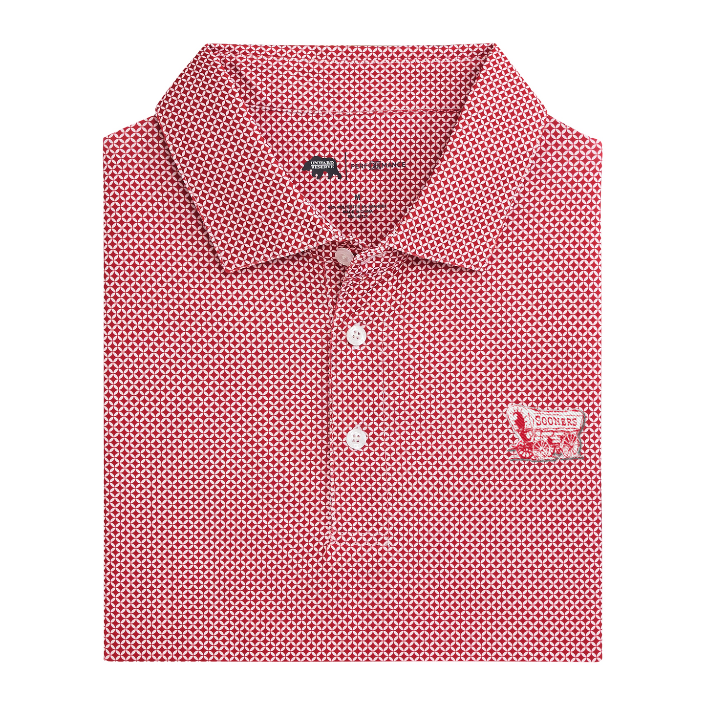 Oklahoma Wagon Scope Printed Performance Polo
