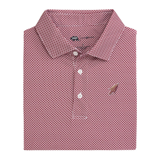 FSU Spearhead Scope Printed Performance Polo - Maroon