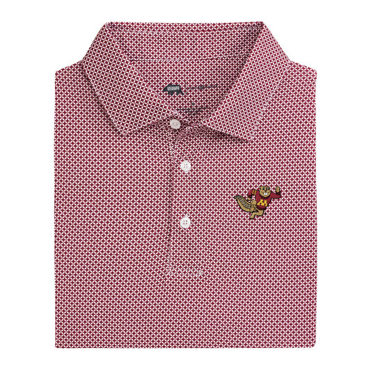 Minnesota Golden Gopher Scope Printed Performance Polo - Red