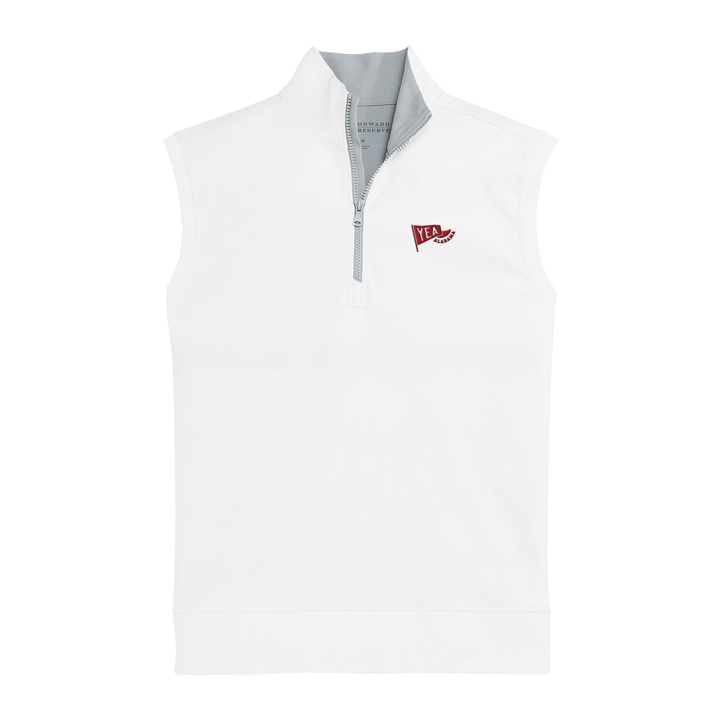 Yea! Alabama Pennant Brendon Performance Vest - White