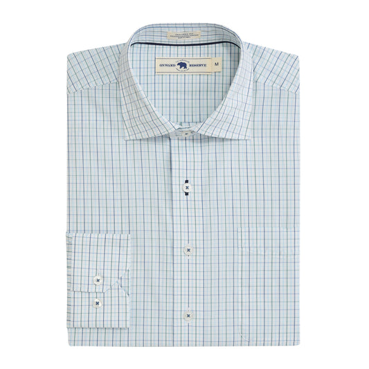 Bennett Tailored Fit Spread Collar - Duck Green