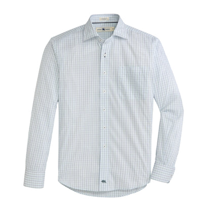 Bennett Tailored Fit Spread Collar - Duck Green
