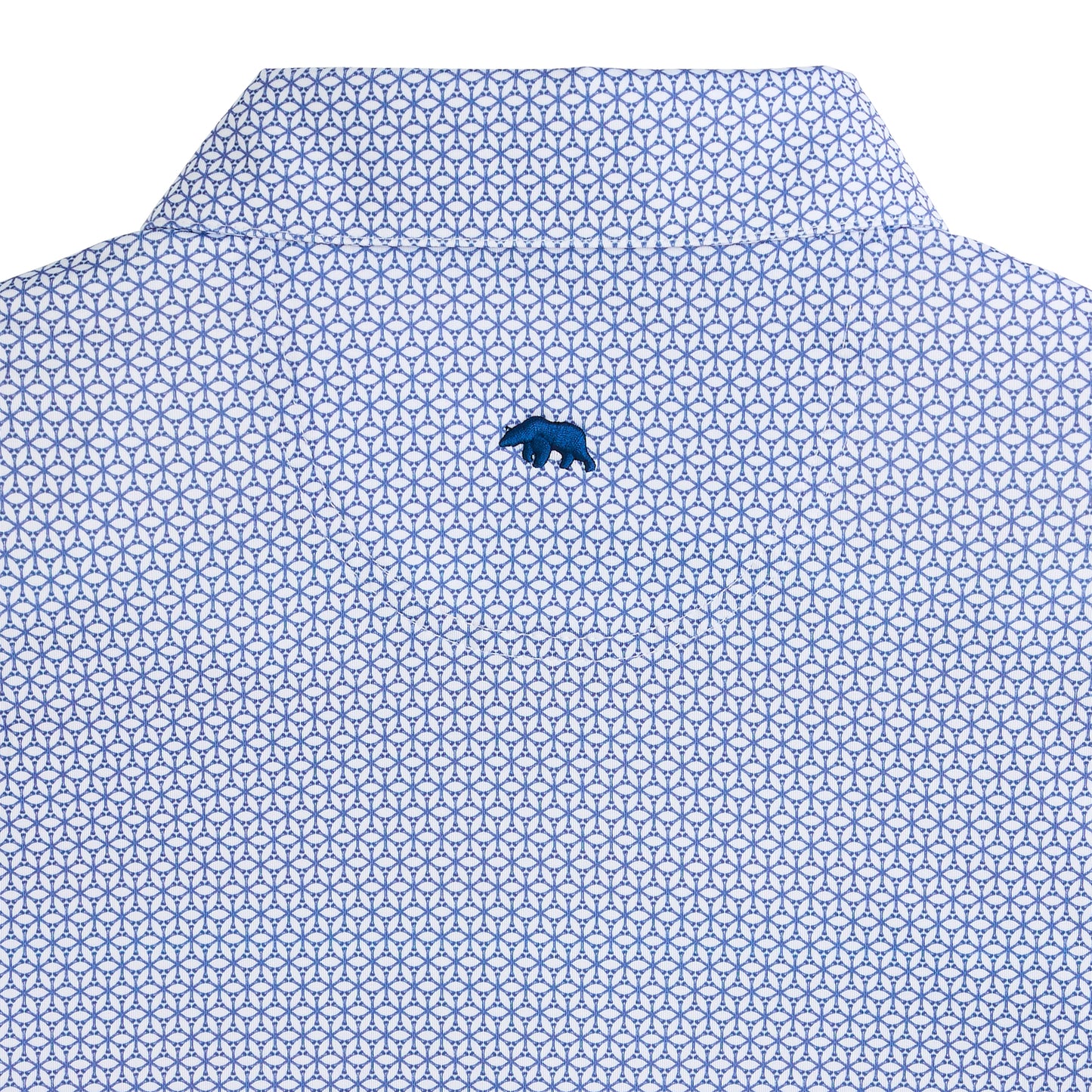 Out of Office Printed Performance Polo - Naval Academy