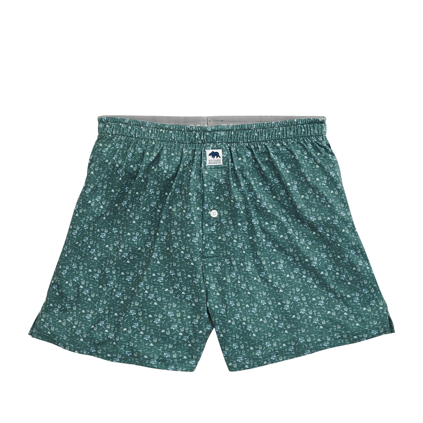 19th Hole Performance Boxers - Smoke Pine