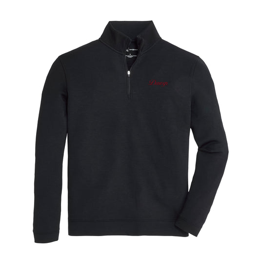 UGA Dawgs Vintage Script Yeager Performance Pullover - Red