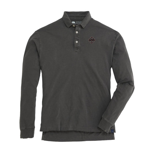 1980 National Championship Perry Long Sleeve Polo - Black