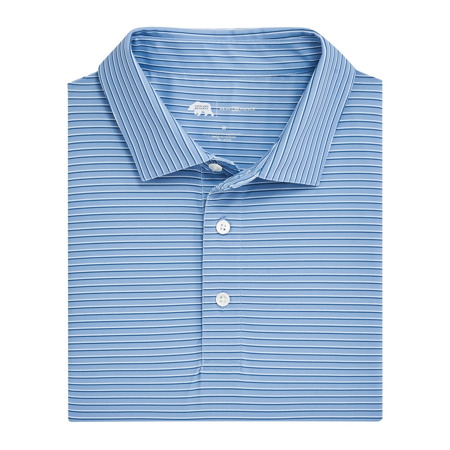 Scout Stripe Performance Polo - Endless Sky