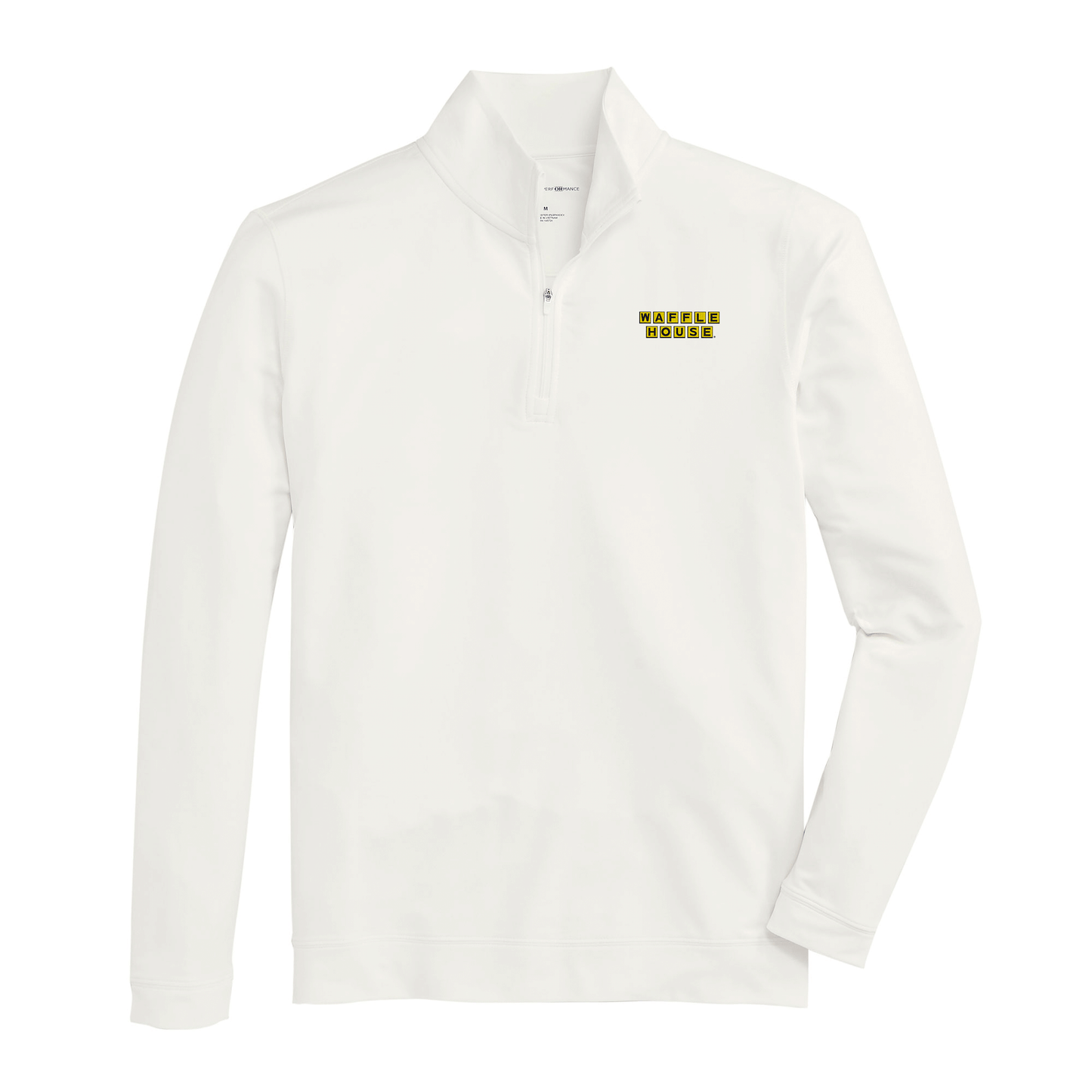 Waffle House Flow 1/4 Zip Pullover - White