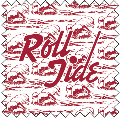 Roll Tide Printed Performance Polo - Crimson