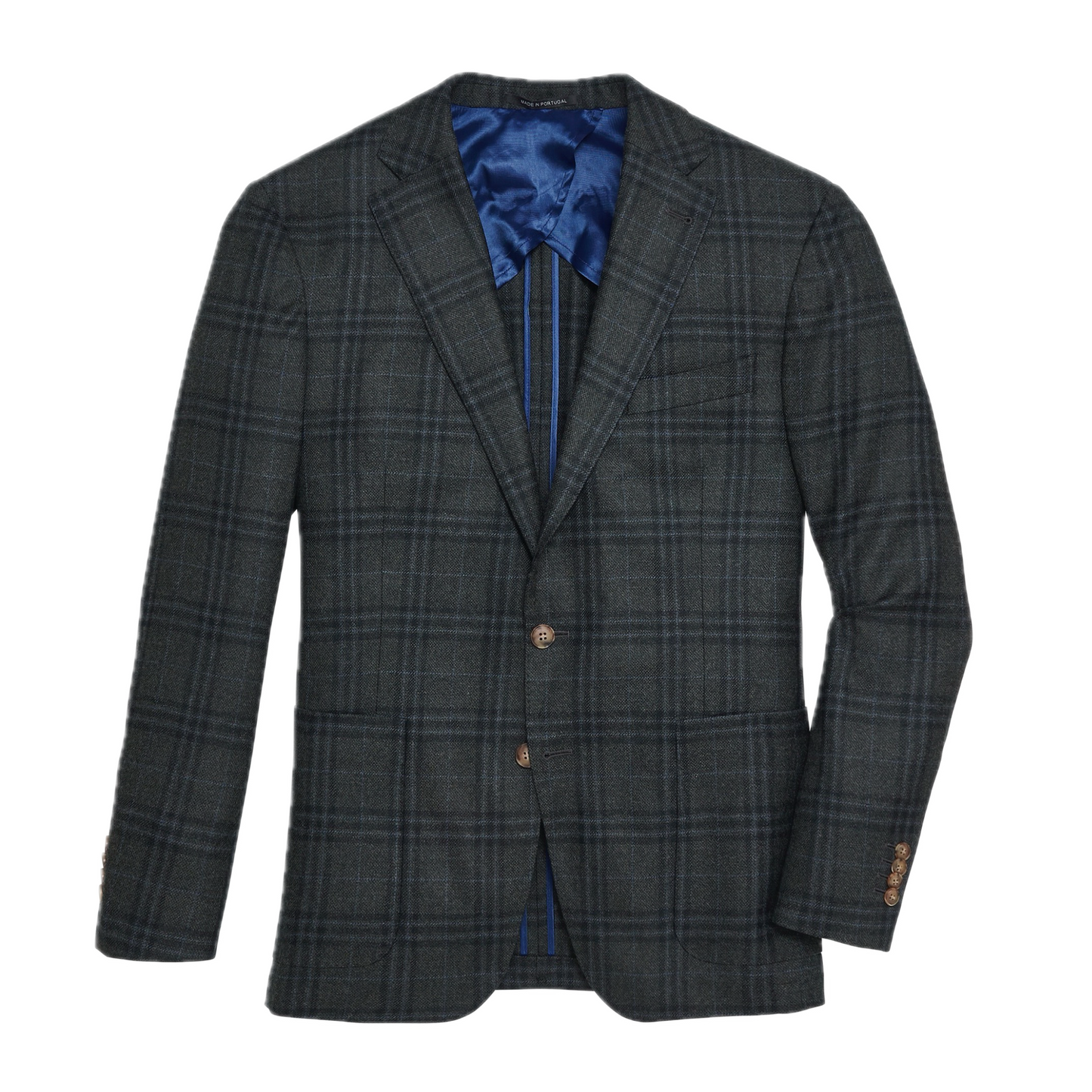 Deep Grass Plaid Sport Coat