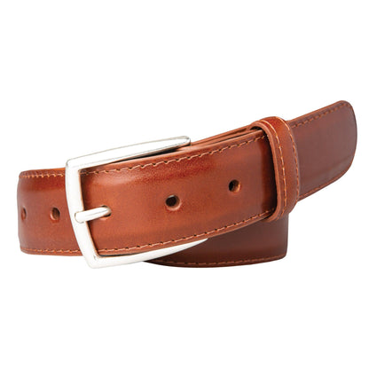 1 3/8" Glazed Calf Belt - Oil