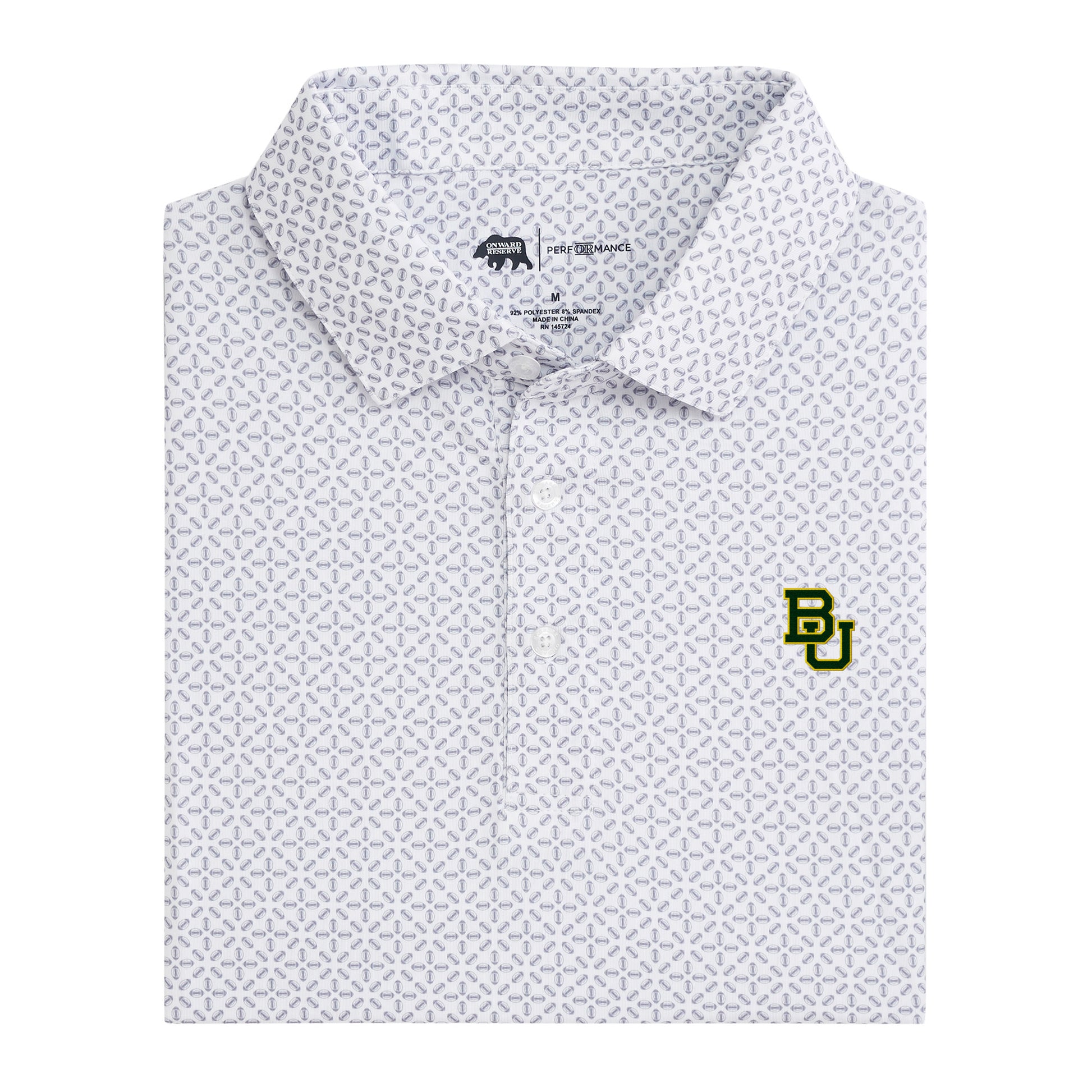 baylor dress shirt Baylor Tailgater Pearl Snap Button Down Short Sleeve Shirt Black / small