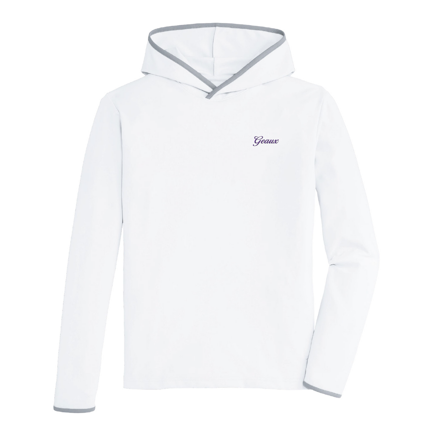 LSU Geaux Vintage Script Brendon Performance Hoodie