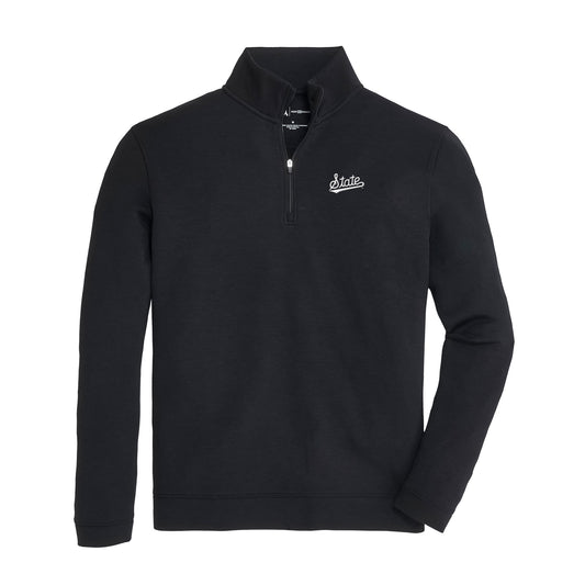 Mississippi State State Script Yeager Performance Pullover - Black