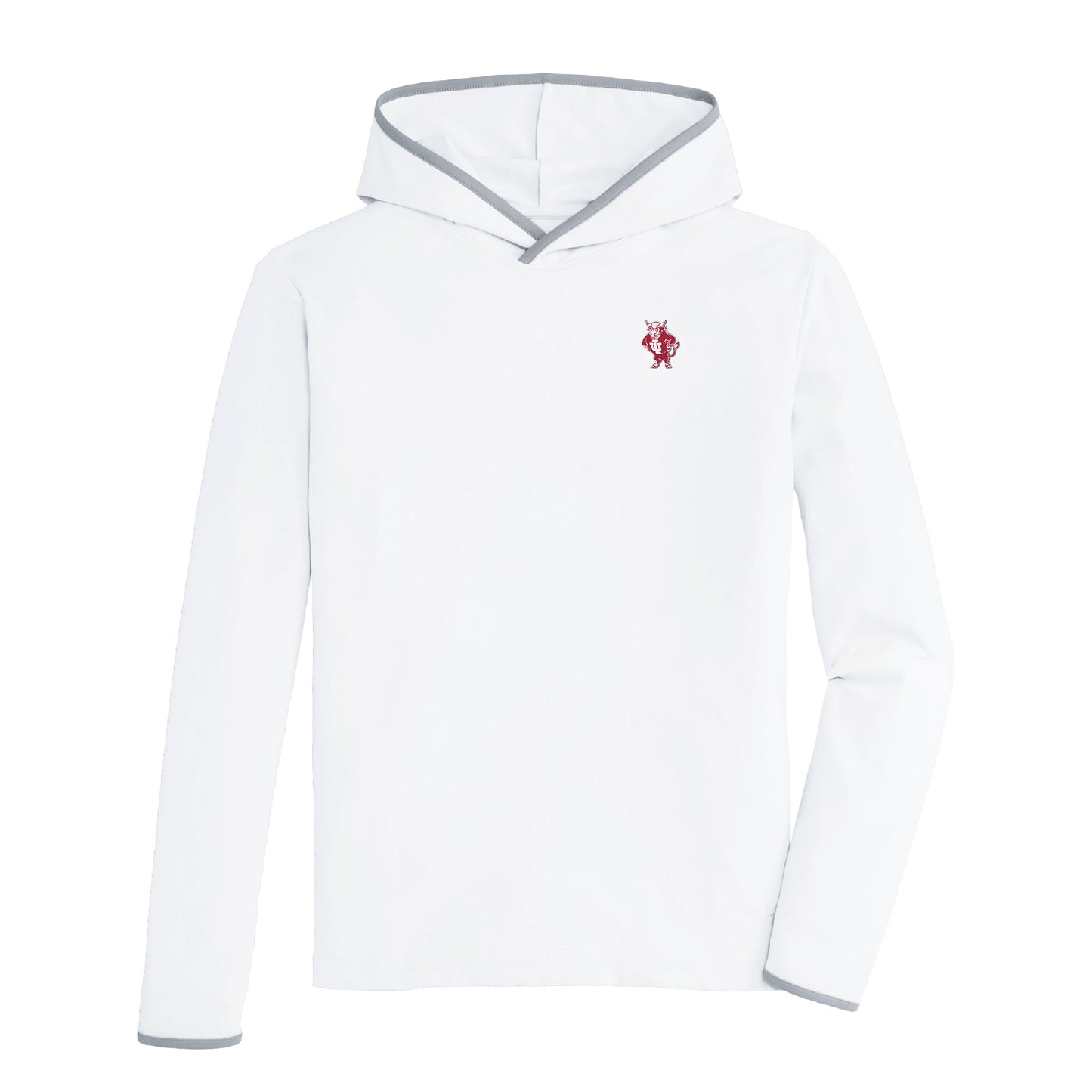 Indiana Vintage Bison Brendon Performance Hoodie - White