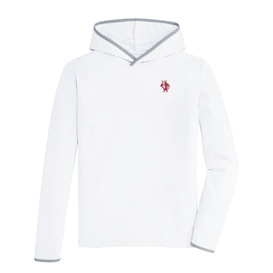 Indiana Vintage Bison Brendon Performance Hoodie - White